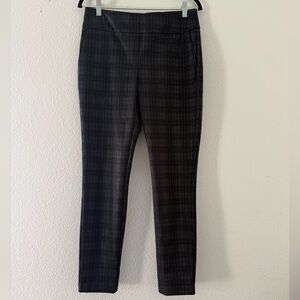 Dalia Charcoal Checkered Trousers